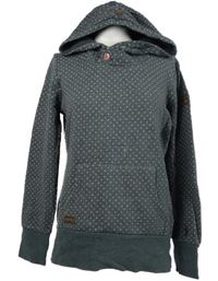 Dámská šedá puntíkovaná mikina s kapucí Rag Wear 