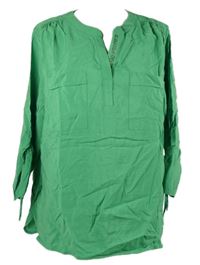 Dámská zelená halenka s kamínky