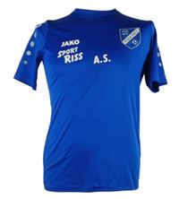 Pánské safírové fotbalové funkční tričko s potiskem Jako 