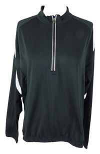 Pánská černá sportovní funkční mikina Crane 