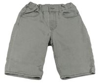 Světlešedé riflové kraťasy H&M