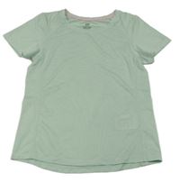 Světlemodré perforované tričko H&M