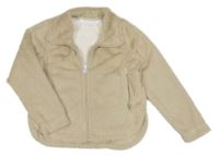 Béžová chlupatá propínací funknčí mikina Regatta