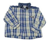 Modro-bílá kostkovaná košile Topolino