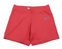 Tmavorůžové elastické kraťasy 