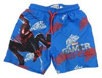 Modré plážové kraťasy se Spidermanem Primark