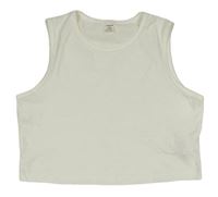 Bílý crop top SHEIN