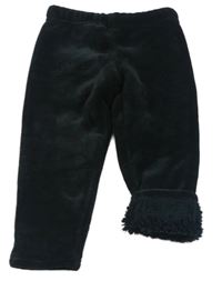 Antracitové žinylkové zateplené legíny Topolino