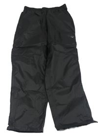Černé šusťákové voděodolné kalhoty Karrimor