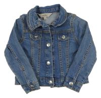 Modrá riflová bunda E-vie