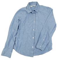 Světlemodrá melírovaná košile H&M