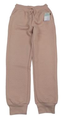 Nové - pudrové prošívané/vzorované tepláky PRIMARK