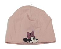 Růžová bavlněná čepice s Minnie LC Waikiki
