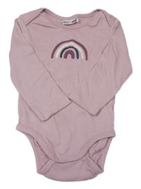 Starorůžové body s duhou Ergee