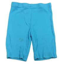 Tyrkysové žebrované elastické kraťasy Matalan