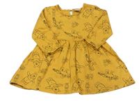 Okrové šaty s Pooh Matalan