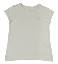Bílé tričko s nápisem H&M