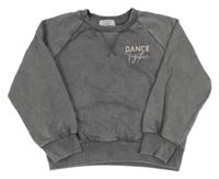 Šedá oversize mikina s nápisem Primark