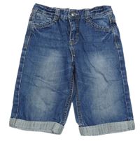 Modré riflové kraťasy 