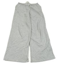 Šedé melírované culottes tepláky H&M