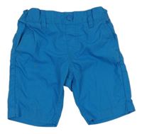 Modré plátěné kraťasy C&A