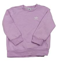 Lila mikina Adidas