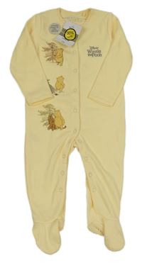 Nové - žlutá tepláková silnější kombinéza s Pú Tu