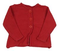 Červený propínací svetr Mothercare