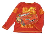 Červené pyžamové triko s Cars C&A