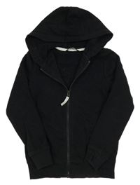 Černá propínací mikina s kapucí George