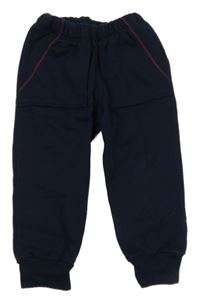 Tmavomodré teplé tepláky