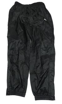 Černé šusťákové nepromokavé funkční kalhoty McKinley