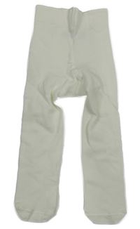 Bílé punčocháče Nutmeg