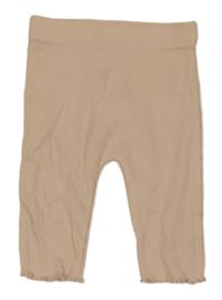 Světlepudrové žebrované turecké legíny George