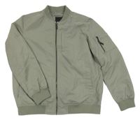 Šedý šusťákový jarní bomber RIVER ISLAND