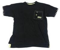 Černé tričko s kapsičkou s nápisy Primark