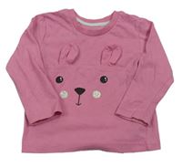 Růžové triko se zajícem Primark
