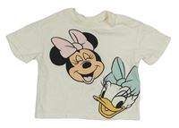 Smetanové tričko s Minnie a Daisy H&M