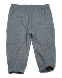 Tmavomodré pruhované tepláky s kapsami zn. George