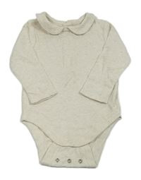 Béžové melírované body s límečkem Primark