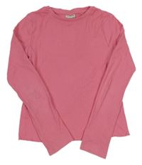 Lososové žebrované triko zn. F&F