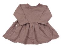 Vínové teplákové šaty Kidly