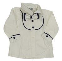 2set - Bílá košile + motýlek