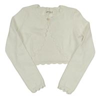 Bílé svetrové bolerko Shein