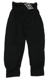 Nové - Černé lehké kalhoty