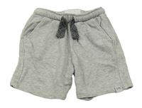 Šedé melírované teplákové kraťasy Next