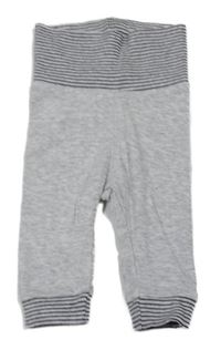 Šedé melírované lehké tepláky s pruhovaným pasem H&M