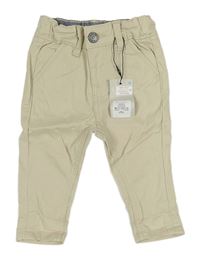 Béžové plátěné chino kalhoty Primark
