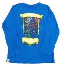 Modré triko s Lego Ninjago 