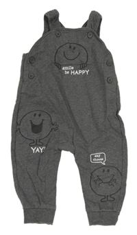 Šedé laclové tepláky s Mr. Men George